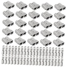 20PCS 50A Battery Quick Connect/Disconnect Kit 10-12 AWG,50 Amp 600V 20Pair