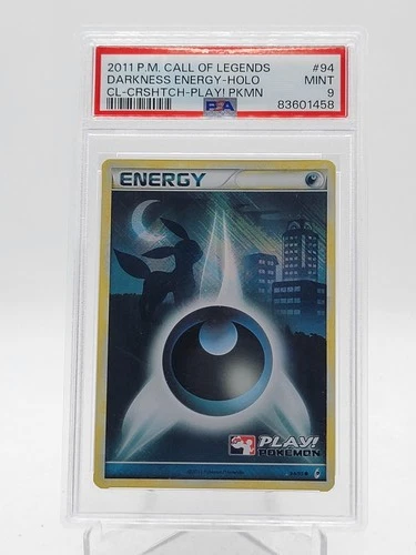 DARKNESS ENERGY 2011 POKEMON CALL OF LEGENDS HOLO #94 PLAY POKEMON PSA 9 Q3963