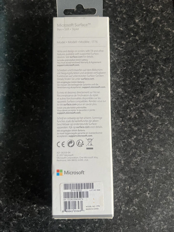 Microsoft Surface Pro 6 12.3" i5-8350U 128GB 8GB Touchscreen Windows 11 Tablet B - Image 3 of 4