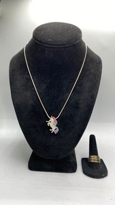 925 Sterling Silver Assorted 2PC Jewelry Bundle 15.0 g