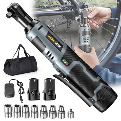 3/8'' Electric Ratschenschlüssel 40Nm Cordless Wrench 12V Akku Schlagschrauber