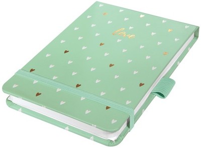 sigel Notizblock Jolie Beauty ''Mint Love'' DIN A6+ 158 Seiten