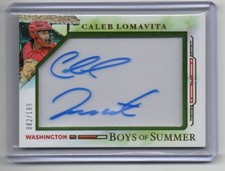 2025 Panini Boys of Summer Baseball Prospect Auto Caleb Lomavita 082/199