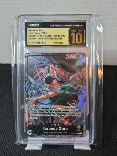 Roronoa Zoro Alt Art Leader OP12-020 Legacy of The Master PSA 10