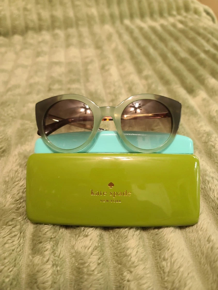 kate spade new york Cat Eye Sunglasses Green for Women for  display picture 1