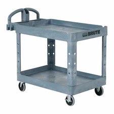 Rubbermaid Commercial 2192463 Utility Cart, 750 Lb Load Capacity, 2 Shelves, 55