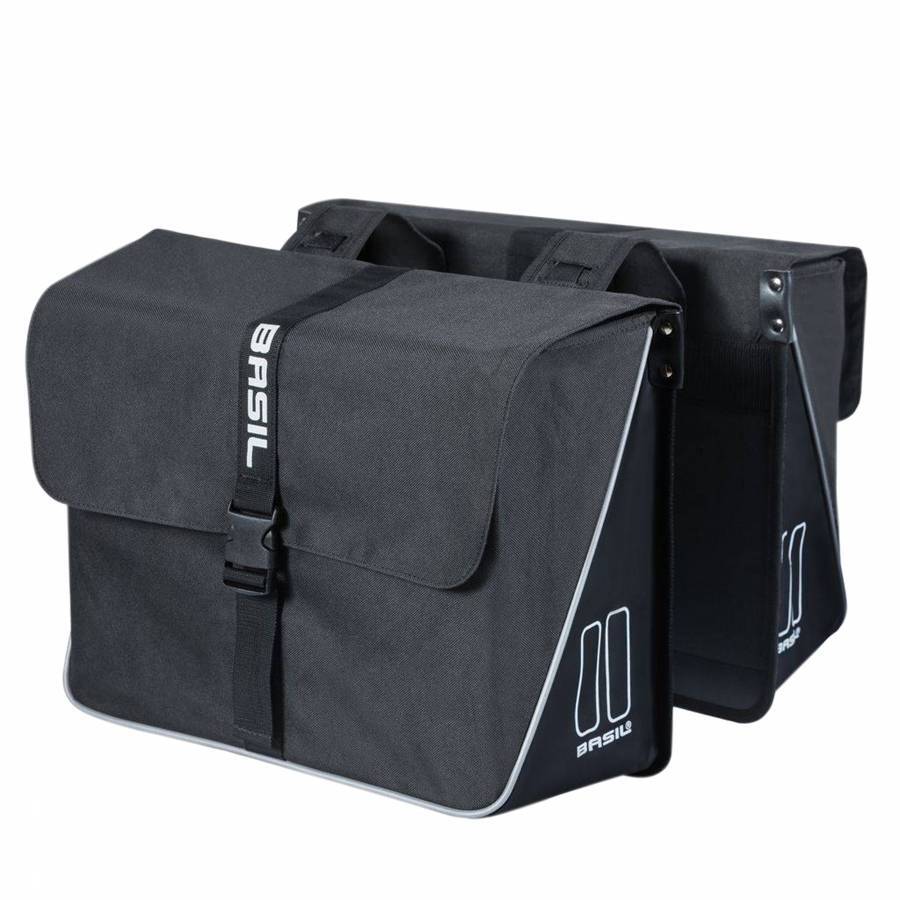 Sacoche arrière vélo double grande capacité 35L sacoche noire pour VTC