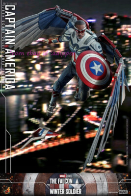 Perfect Hot Toys TMS040 1/6 Marvel Falcon Winter Soldier Captain