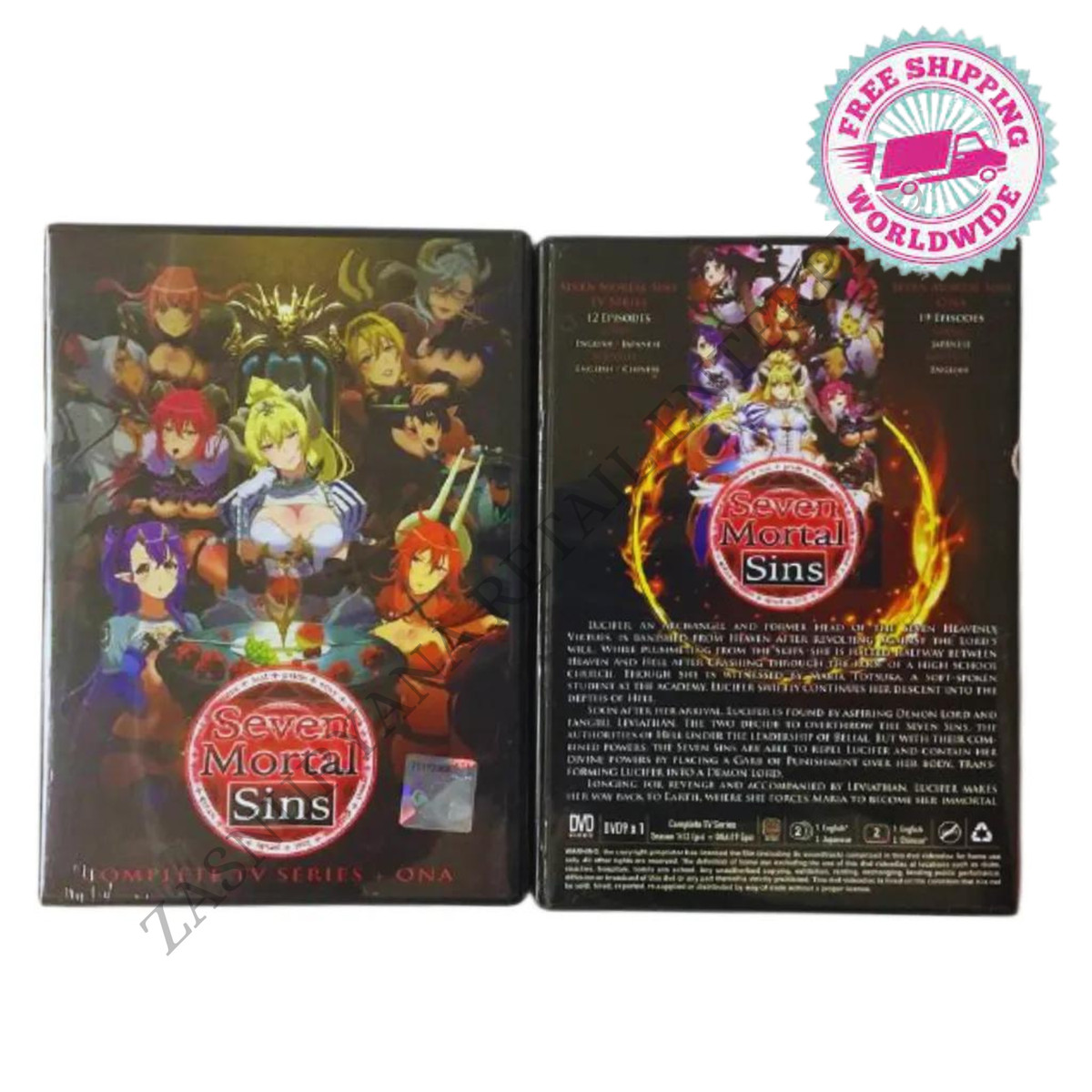 Seven Mortal Sins (Uncensored) Japanese Anime DVD DUBBED SUBTITLED FREE  SHIPPING | eBay