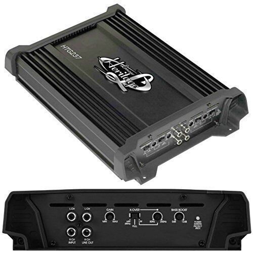 Car Amp Amplifier 2 Channel 1000w Watt 2 Ohm Stereo Speakers Lanzar