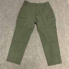 511 TACTICAL PANTS MENS SIZE XL Short Inseam Ripstop 39.5-43 Green
