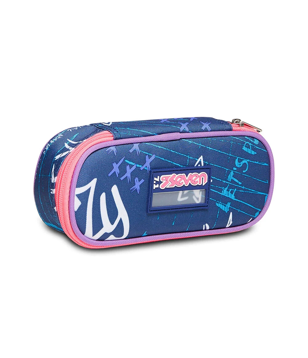 PORTAPENNE BUSTINA Seven® ASTUCCIO ROUND PLUS - ROCK ON GIRL - SEVEN