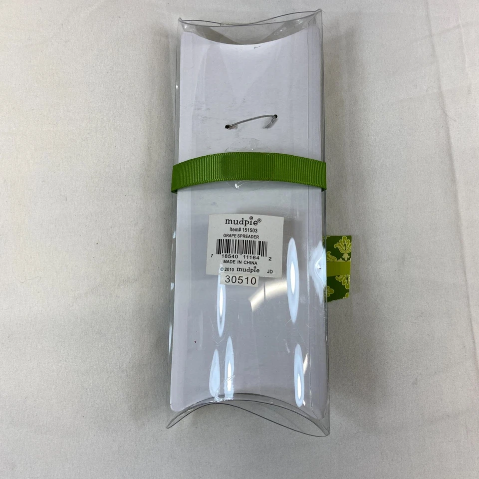 Mud Pie Grape Spreader Silver Green Gift Classic Kitchen Ware New in Packaging - Image 3 of 4