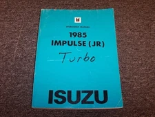 1985 Isuzu Impulse Sports Coupe Workshop Shop Service Repair Manual Book Turbo