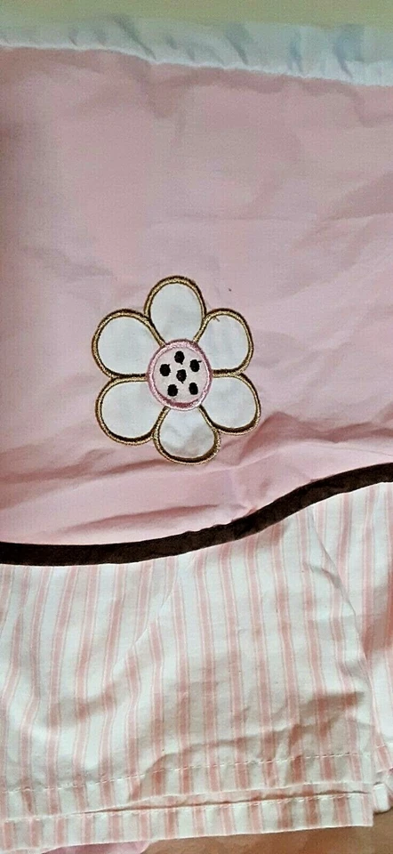 Geenny Niñas Rosa Bebé Guardería Cuna Falda Flores Mariposa Rayas Blanco Foto 2 de 3