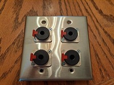   Pro Co WP2023 DOUBLE GANG 4 TRSF LATCHING WALL PLATE  