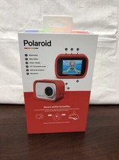 New Polaroid iD757-RED Digital/Action Camera SEALED 18MP Magnetic Base  Mounts