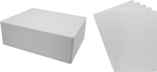 150 Magazine Bin Index Divider Cards - 8-1/4" x 11-3/4" - White Standard 30mil