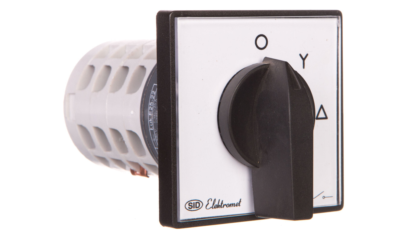 Cam switch 0-star-delta 5P 25A IP65 Arc E25-22 952521 /T2UK
