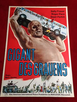 Gigant des Grauens Kinoplakat Poster A1, GEROLLT, Sally Fraser, 1958, TOP