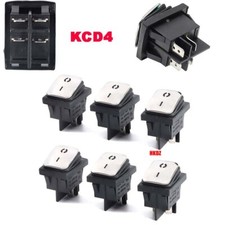 KCD4 2 Position Rectangle Rocker Switch 4 Pin 20A On/Off Waterproof For Car Boat