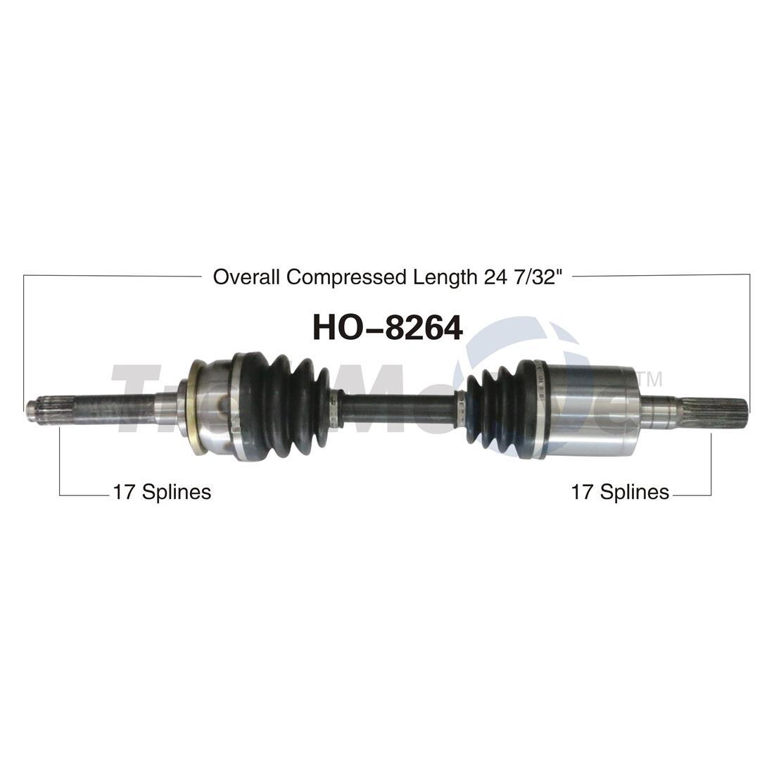 For 1995~2002 Isuzu Trooper 2x Front TrakMotive CV Axle