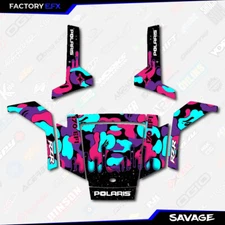 Nebula Savage Camo Graphics kit fits Polaris Rzr170 RZR 170 2010-2021
