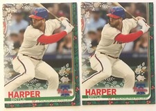 2019 Topps Holiday Baseball Bryce Harper #HW192 Base + Metallic Phillies