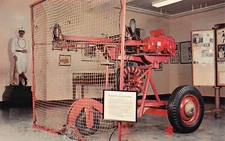 St. Louis Cardinals Pitching Machine Practice HOF Cooperstown, New York postcard