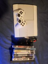 Sony PlayStation 3 Console Cech-4001c Super Slim 500 GB White Ps3 
