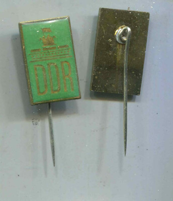 DDR: MfS: Begleitschutzabzeichen: Brandenburger Torspitze und DDR grün (F279)