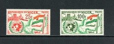 Q713 Niger 1961 Aufnahme In Die U.N. 2 Bände MNH & MLH
