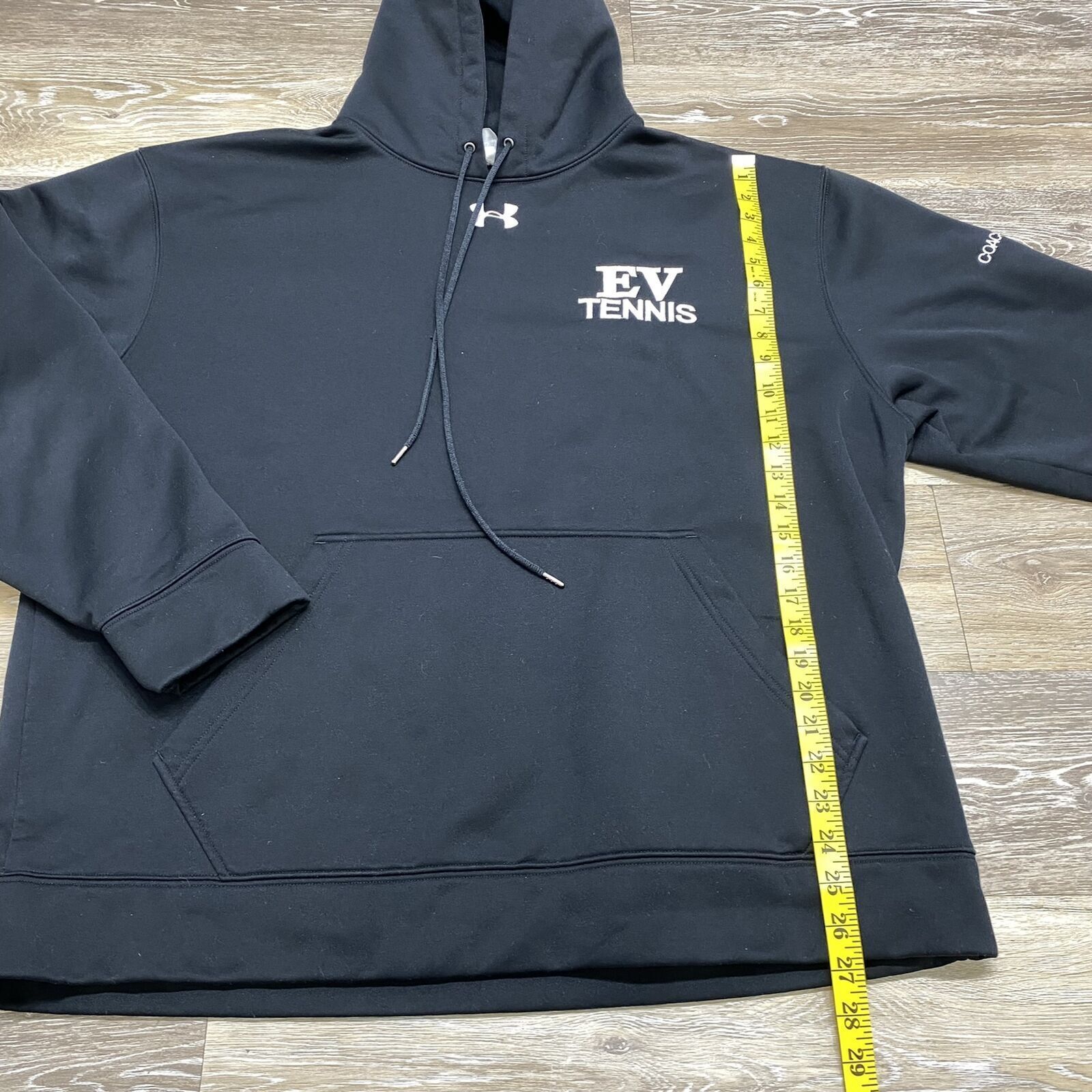 UNDER ARMOUR Drawstring Closure Pullover Black Ho… - image 7