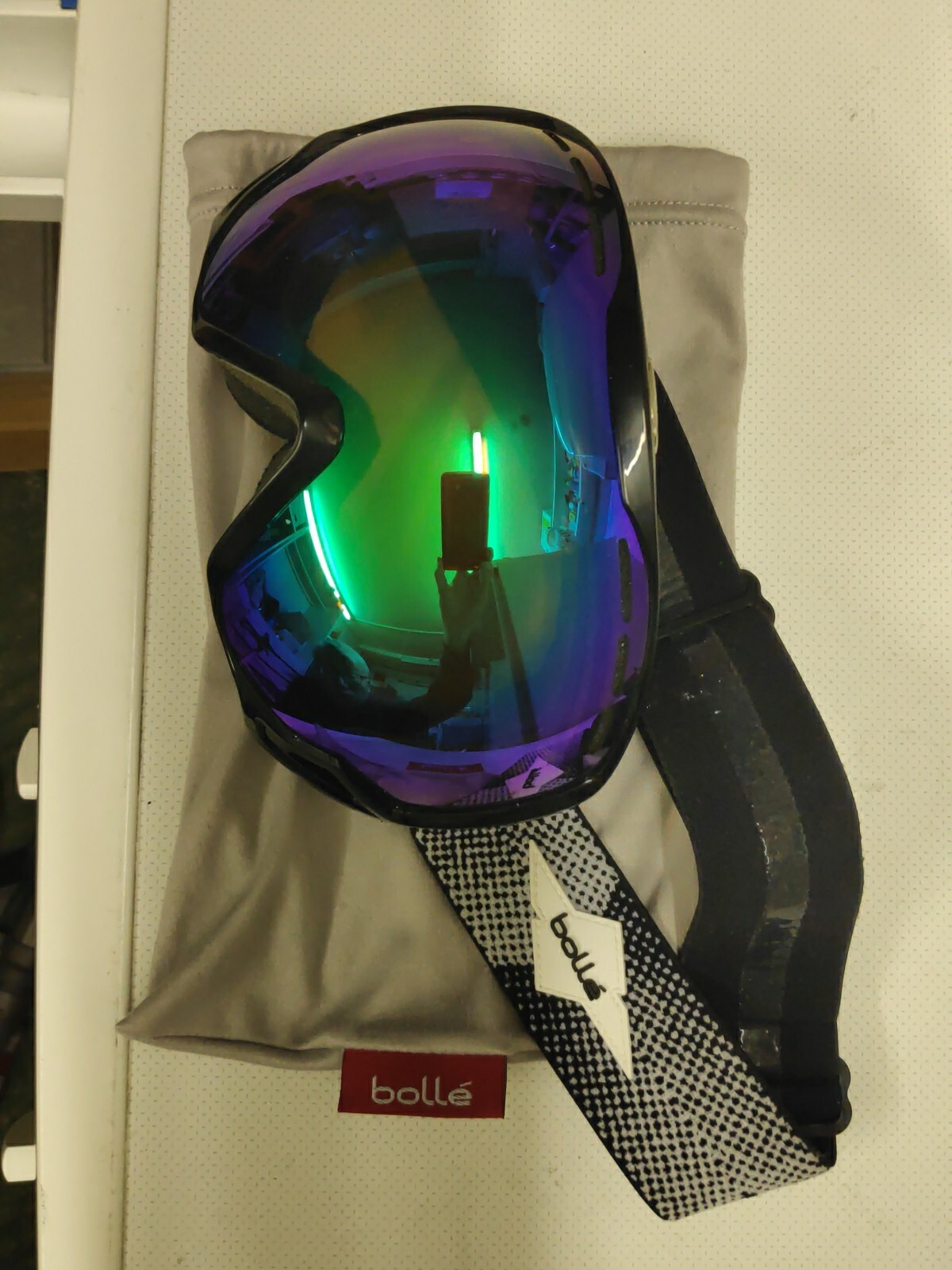 Bolle Emperor OTG Ski Goggles w/ Aurora Lens Mens Large eBay