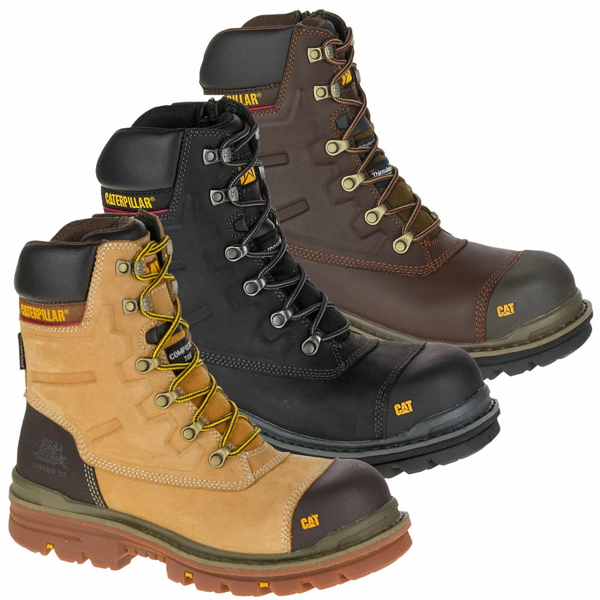 Fiberglass toe work clearance boots