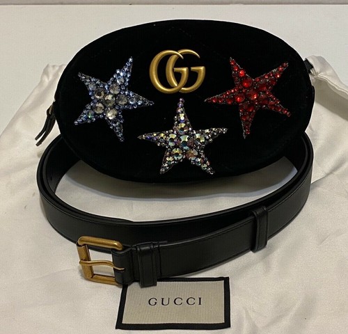 AUTHENTIC GUCCI MARMONT CRYSTAL STARS 