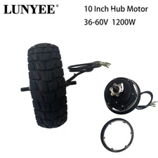 10 Inch Split Hub Motor 36V-60V 1200W Disc Brake Electric Scooter Bicycle Motor