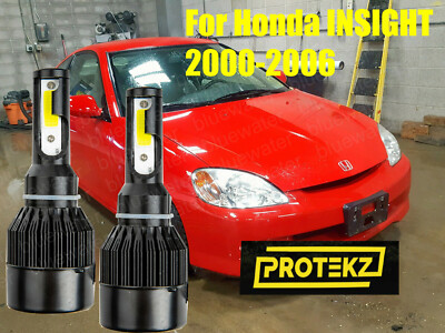 LED for INSIGHT 2000-2006 Headlight Kit H4/9003 6000KWhite CREE Bulbs Hi/Lo Beam
