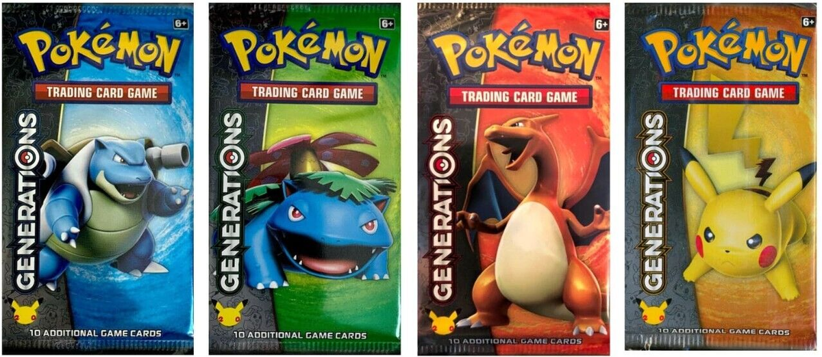 2016 Pokemon Card Game (TCG) - GENERATIONS - Empty Booster Pack