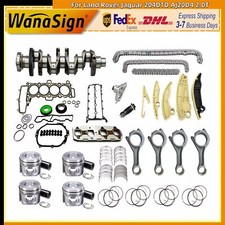 Crankshaft Timing Chain Kit For 14-23 Land Rover Jaguar 204DTD AJ200 2.0T Diesel