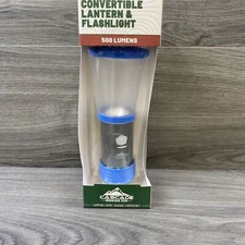 Cascade Mountain Tech 500 Lumens LED Convertible Lantern & Flashlight Blue