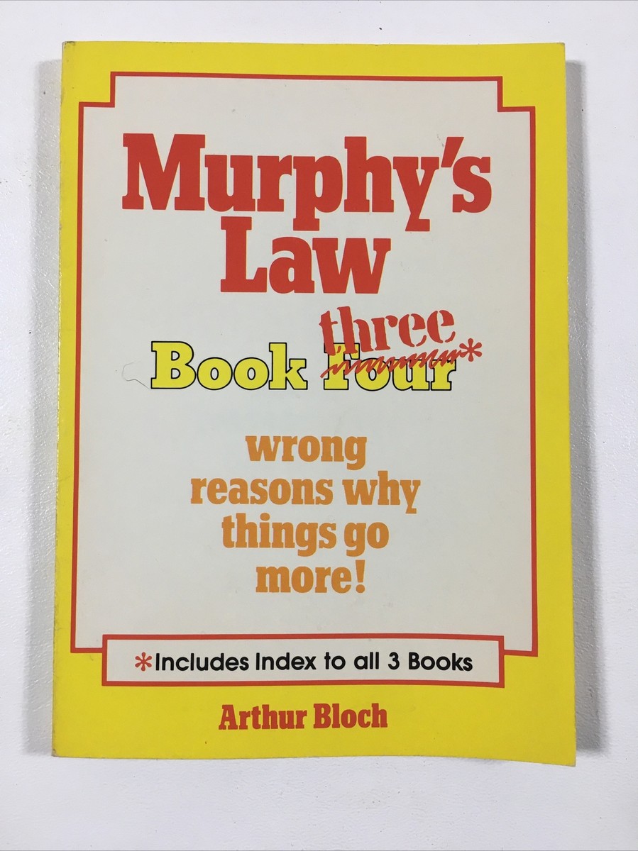 Murphy's Law Book 3 - Arthur Bloch (Paperback, 1982) 9780843106183