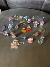 Christmas various ornaments lot of 21