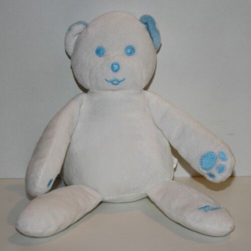 Musti Bear Doudou - White Blue - Picture 1 of 1
