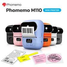 Phomemo M110 Bluetooth Label Maker Machine Wireless Thermal Barcode Printer LOT