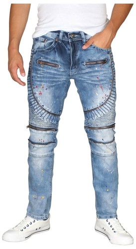 Bleecker \u0026 Mercer Men's Moto Ripped 