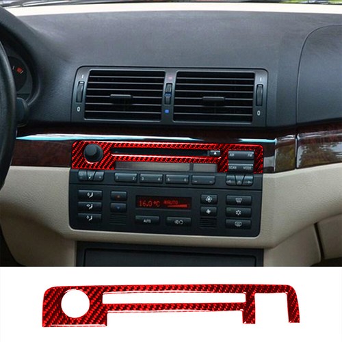 Carbon Fiber Dash Sticker Trim For BMW E46 3 Series 1998-2005 | Single Piece