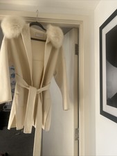 L Cuppini Camilla Coat Ivory White × 1 Extra Small - Small / White