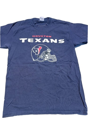 Houston Texans Shirt Mens Large Blue Dynasty Graphic Short Sleeve T-Shirt - Foto 1 di 7