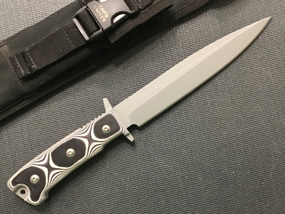 TOPS Knives Joint Spec Ops Fixed Blade Combat Knife RARE and